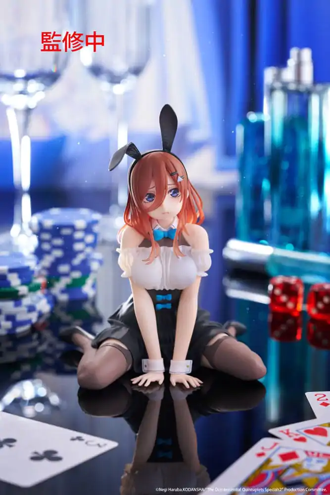 The Quintessential Quintuplets 3 PVC Kip Stolni Slatka Figura Miku Nakano (Bunny Ver.) 13 cm fotografija proizvoda