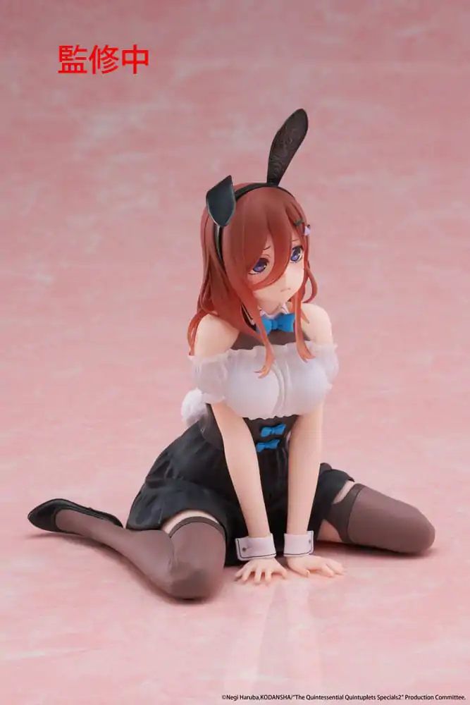 The Quintessential Quintuplets 3 PVC Kip Stolni Slatka Figura Miku Nakano (Bunny Ver.) 13 cm fotografija proizvoda