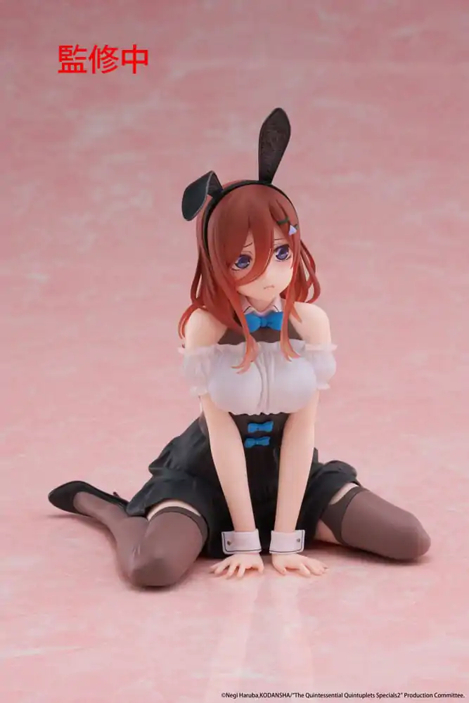 The Quintessential Quintuplets 3 PVC Kip Stolni Slatka Figura Miku Nakano (Bunny Ver.) 13 cm fotografija proizvoda