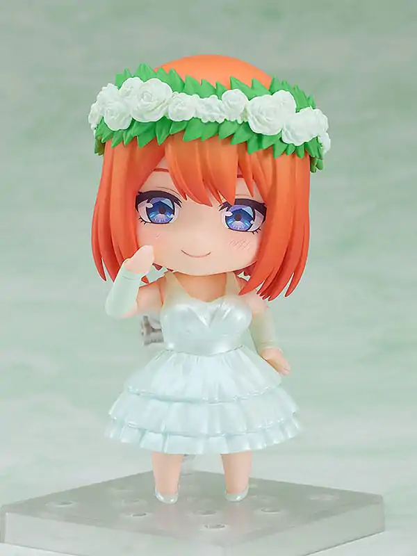 The Quintessential Quintuplets Nendoroid akcijska figura Yotsuba Nakano: Wedding Dress Ver. 10 cm fotografija proizvoda