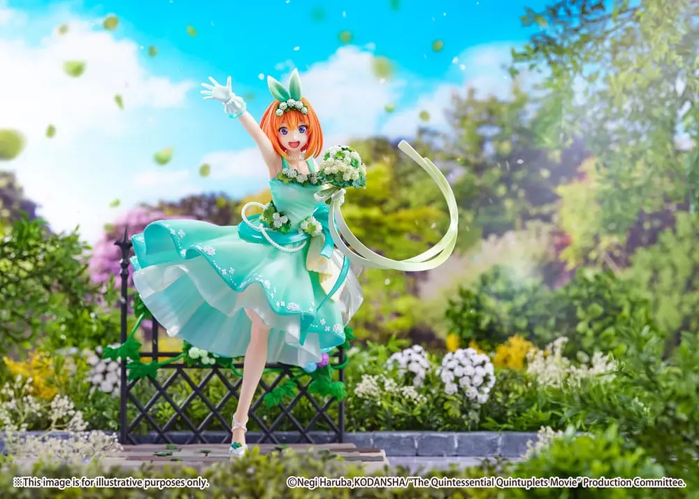 The Quintessential Quintuplets: The Movie PVC Kip 1/7 Yotsuba Nakano Floral Dress Ver. 26 cm fotografija proizvoda