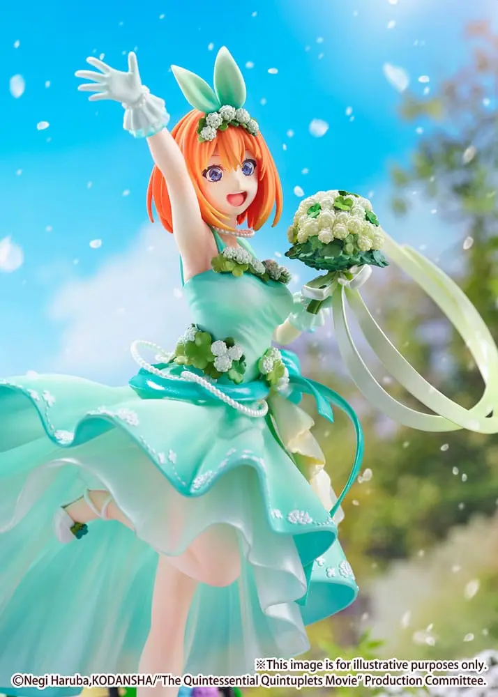 The Quintessential Quintuplets: The Movie PVC Kip 1/7 Yotsuba Nakano Floral Dress Ver. 26 cm fotografija proizvoda