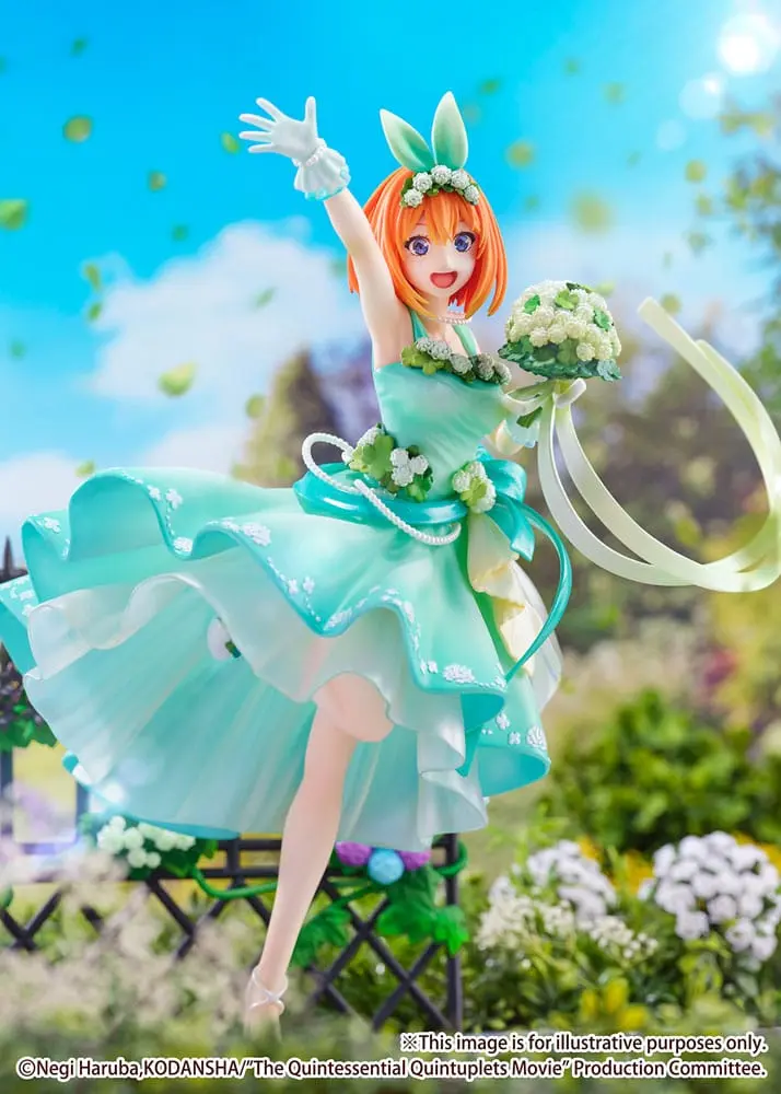 The Quintessential Quintuplets: The Movie PVC Kip 1/7 Yotsuba Nakano Floral Dress Ver. 26 cm fotografija proizvoda