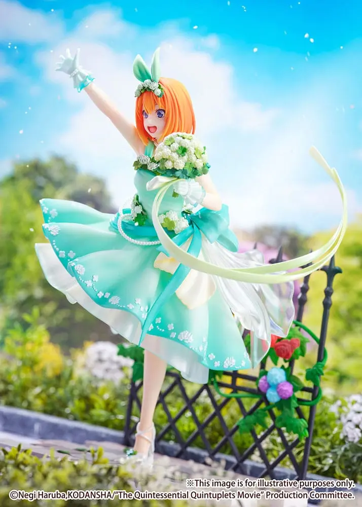 The Quintessential Quintuplets: The Movie PVC Kip 1/7 Yotsuba Nakano Floral Dress Ver. 26 cm fotografija proizvoda