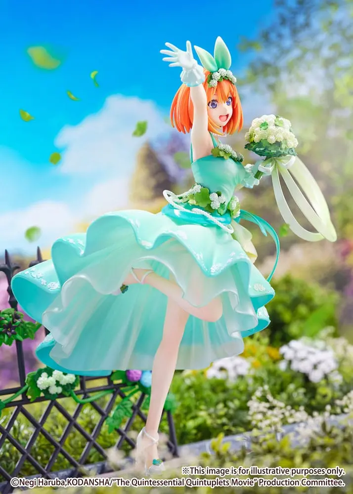 The Quintessential Quintuplets: The Movie PVC Kip 1/7 Yotsuba Nakano Floral Dress Ver. 26 cm fotografija proizvoda