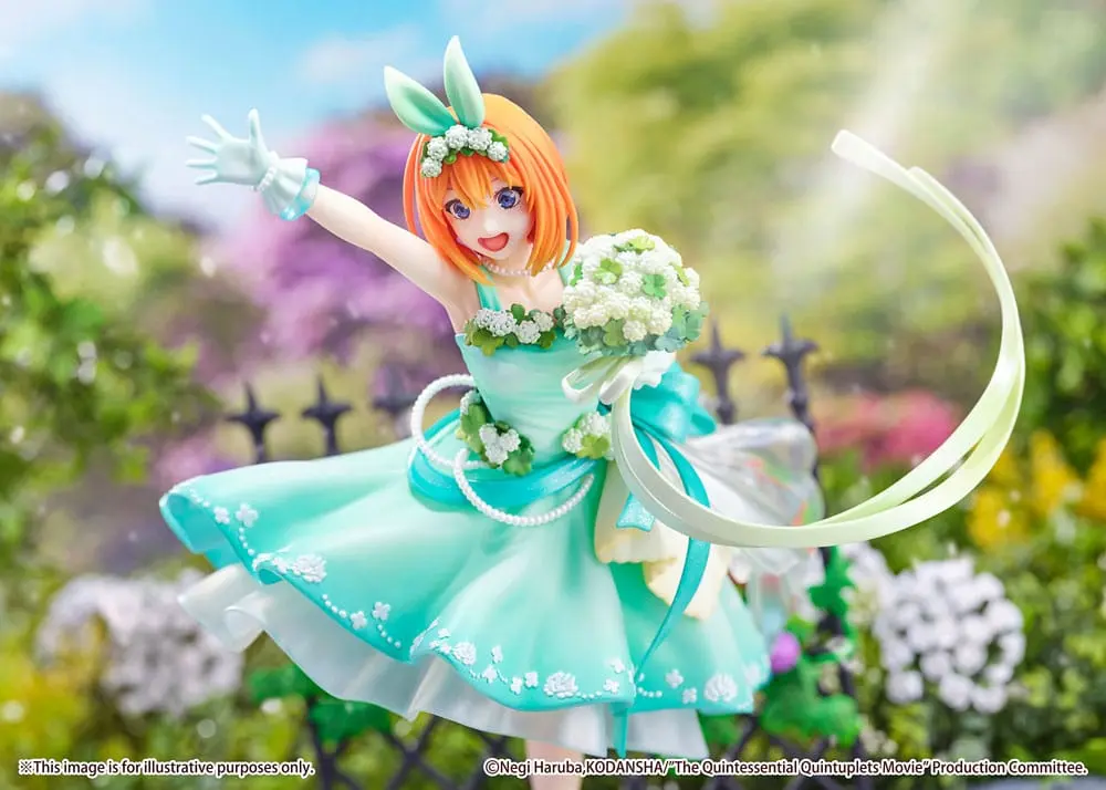 The Quintessential Quintuplets: The Movie PVC Kip 1/7 Yotsuba Nakano Floral Dress Ver. 26 cm fotografija proizvoda