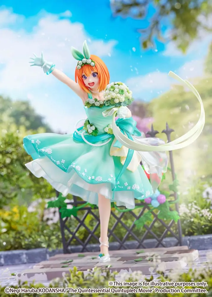 The Quintessential Quintuplets: The Movie PVC Kip 1/7 Yotsuba Nakano Floral Dress Ver. 26 cm fotografija proizvoda