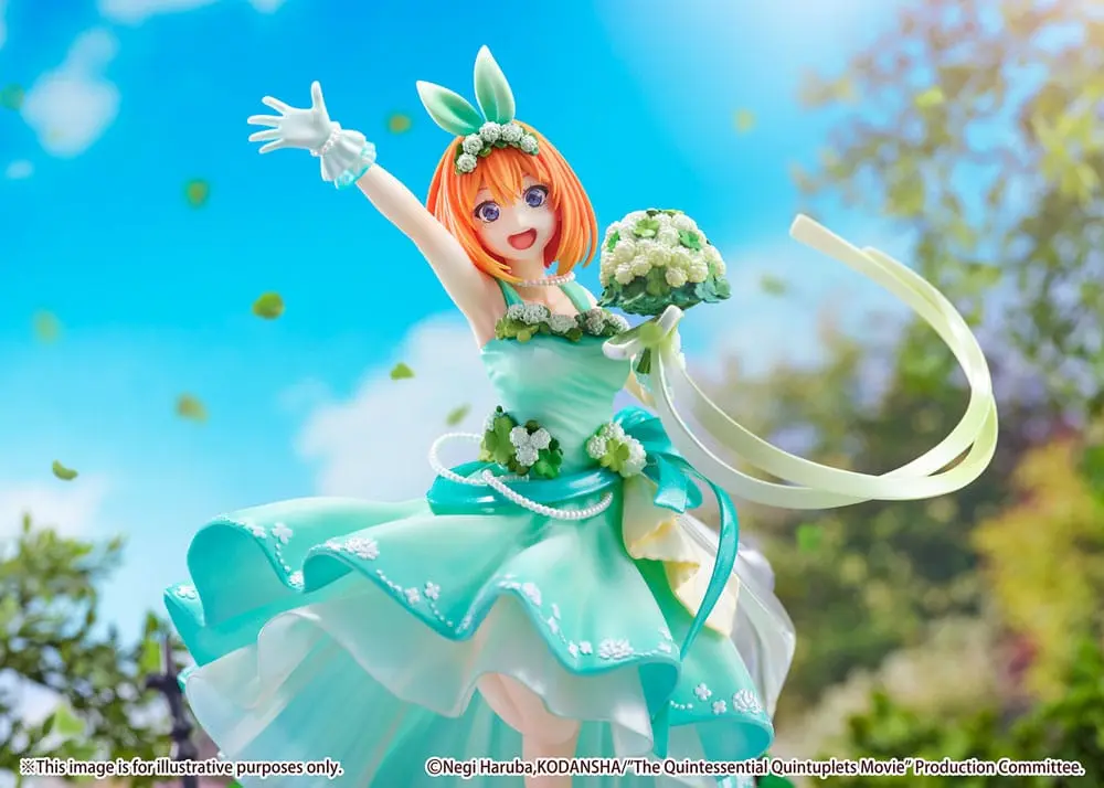 The Quintessential Quintuplets: The Movie PVC Kip 1/7 Yotsuba Nakano Floral Dress Ver. 26 cm fotografija proizvoda