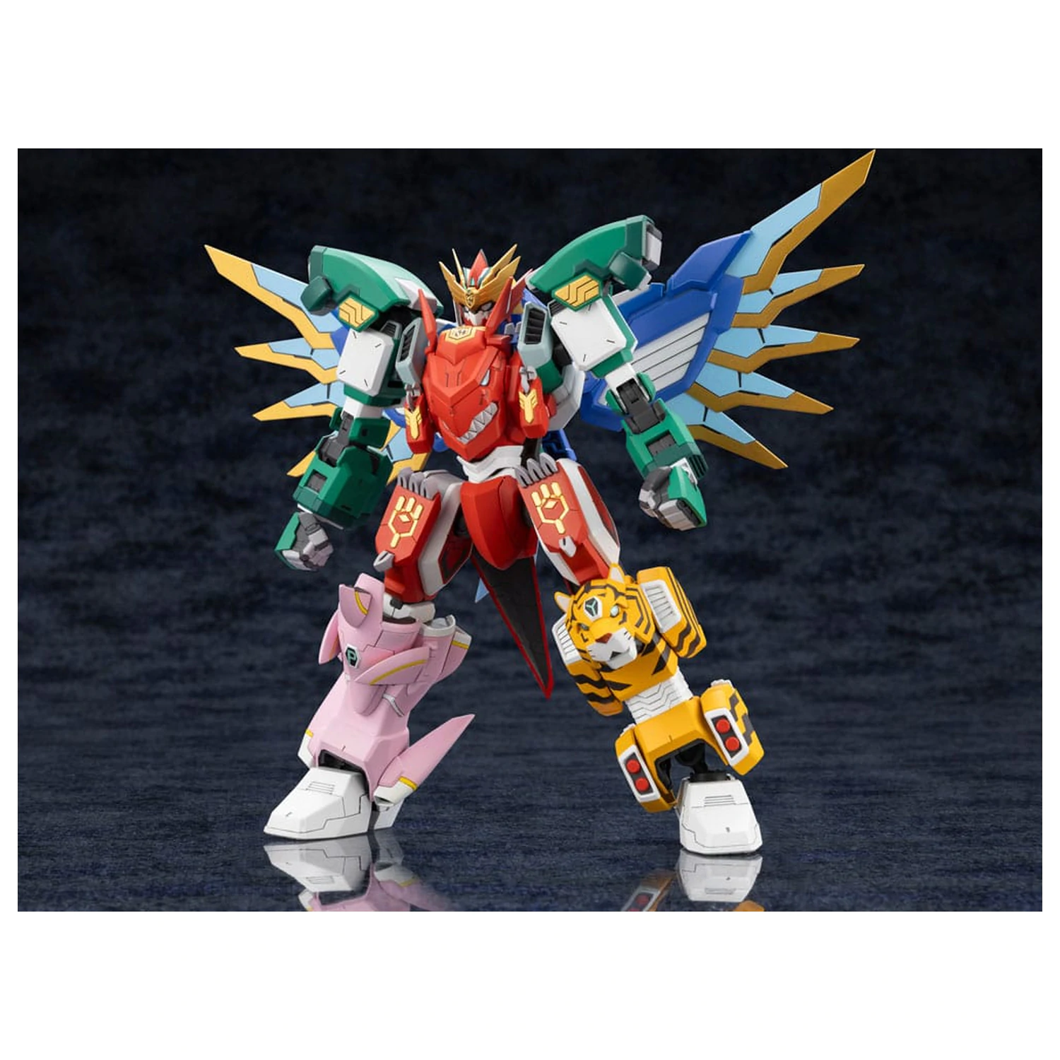 The Red Ranger Becomes an Adventurer in Another World Plastic Model Kit Maximum Kizuna Kaiser 17 cm fotografija proizvoda