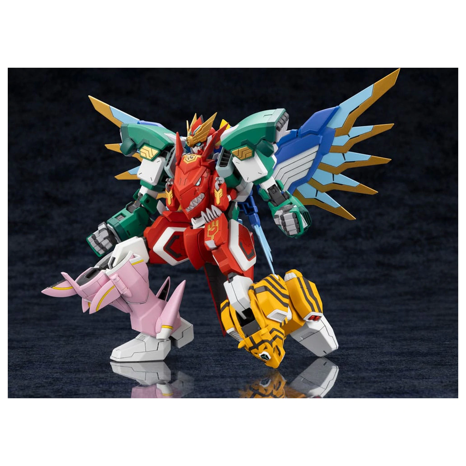 The Red Ranger Becomes an Adventurer in Another World Plastic Model Kit Maximum Kizuna Kaiser 17 cm fotografija proizvoda