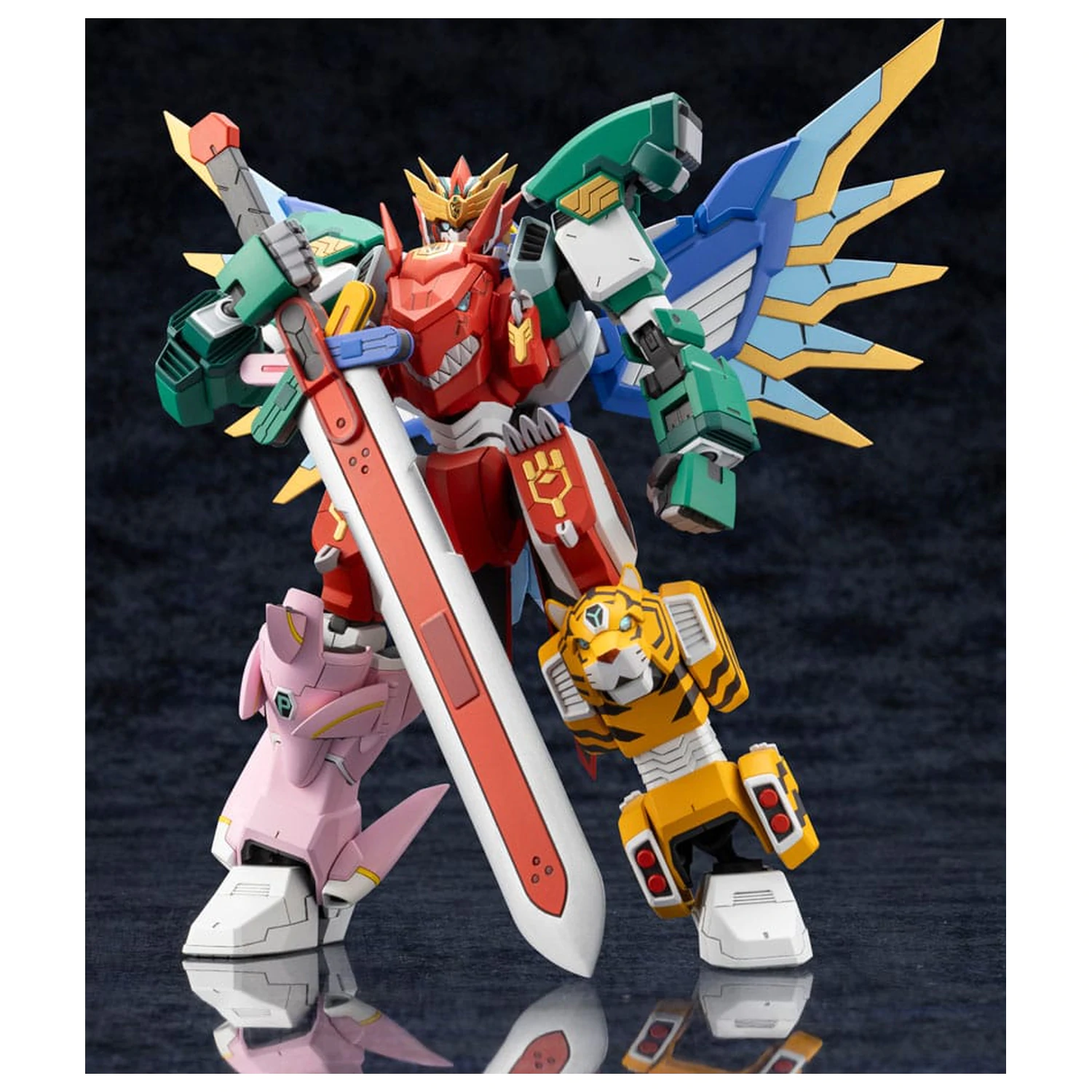 The Red Ranger Becomes an Adventurer in Another World Plastic Model Kit Maximum Kizuna Kaiser 17 cm fotografija proizvoda