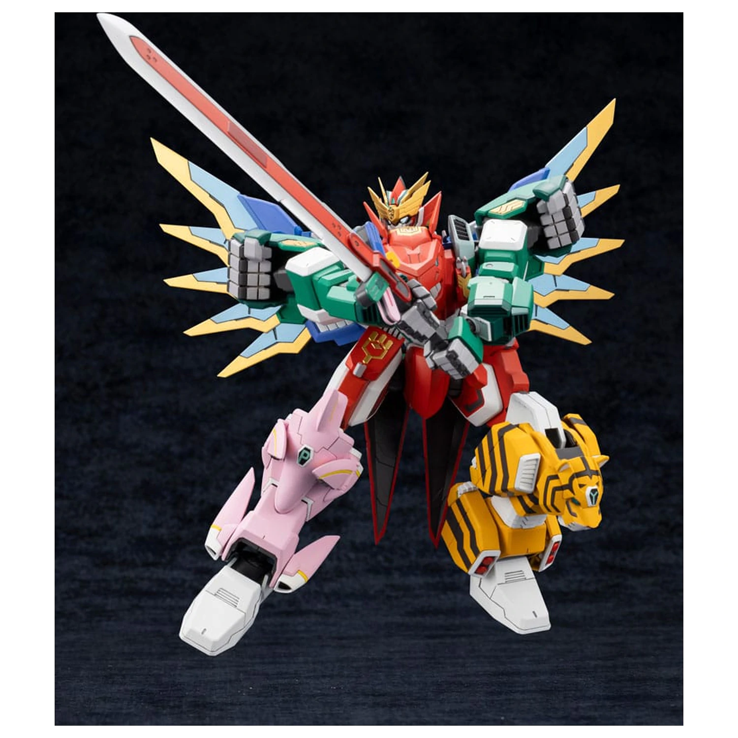 The Red Ranger Becomes an Adventurer in Another World Plastic Model Kit Maximum Kizuna Kaiser 17 cm fotografija proizvoda