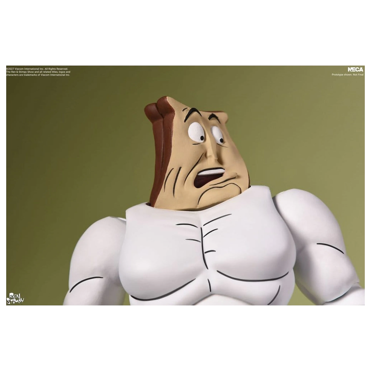 The Ren & Stimpy Show Akcijska figura Ultimate Powdered Toast Man 18 cm fotografija proizvoda