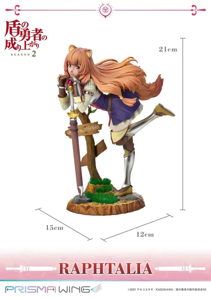 The Rising of the Shield Hero Season 2 Prisma Wing PVC Kip 1/7 Raphtalia 21 cm fotografija proizvoda