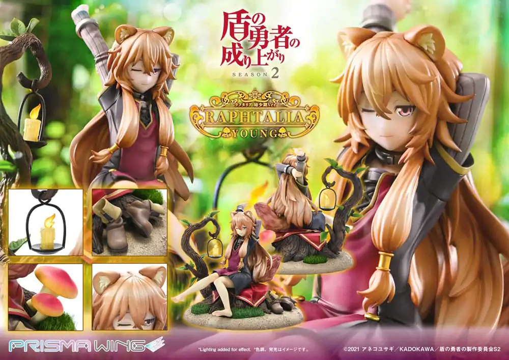 The Rising of the shield Hero Season 2 Prisma Wing PVC kip 1/7 Raphtalia Young Version 15 cm fotografija proizvoda