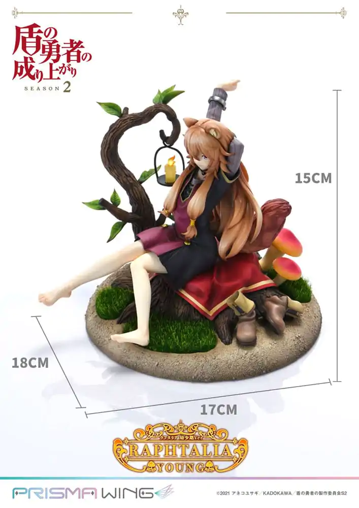 The Rising of the shield Hero Season 2 Prisma Wing PVC kip 1/7 Raphtalia Young Version 15 cm fotografija proizvoda