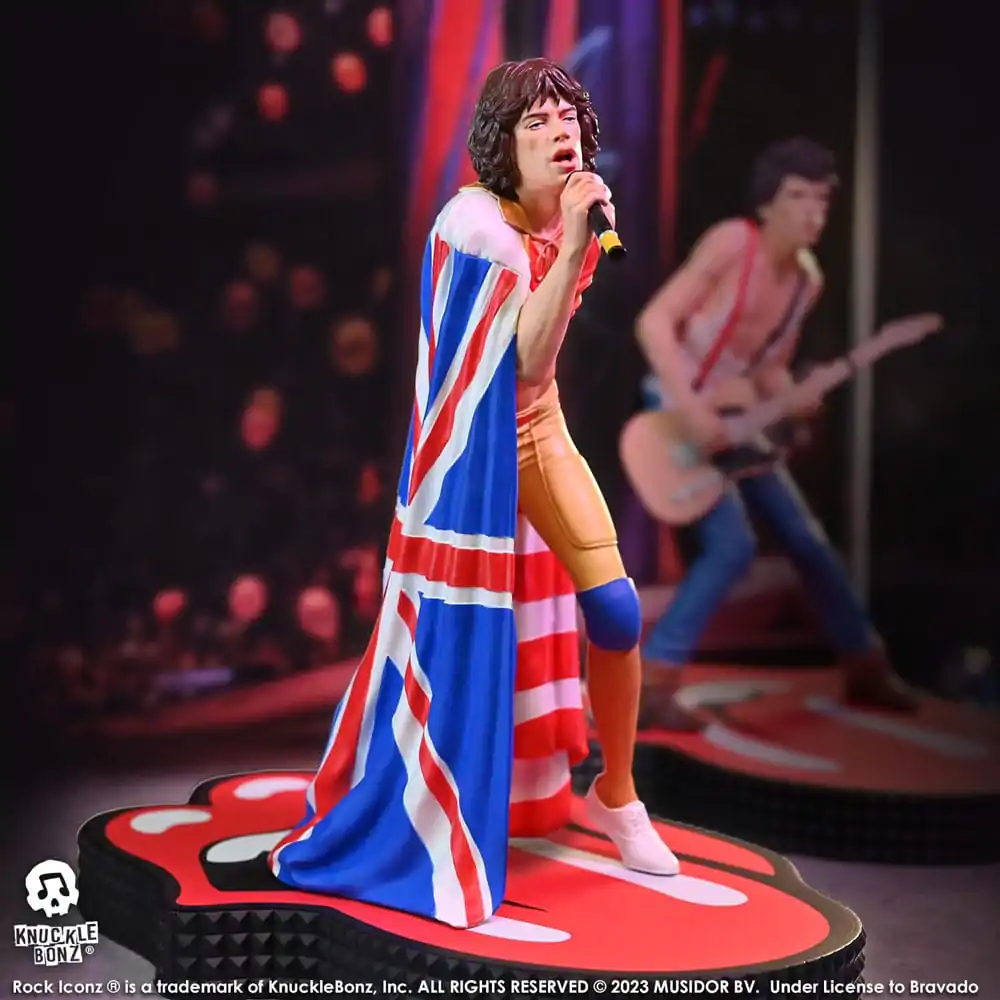 The Rolling Stones Rock Iconz Kipić Mick Jagger (Tattoo You Tour 1981) 22 cm fotografija proizvoda