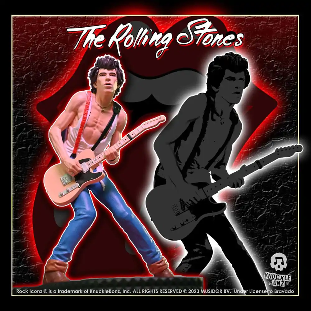 The Rolling Stones Rock Iconz kipić Keith Richards (Tattoo You Tour 1981) 22 cm fotografija proizvoda