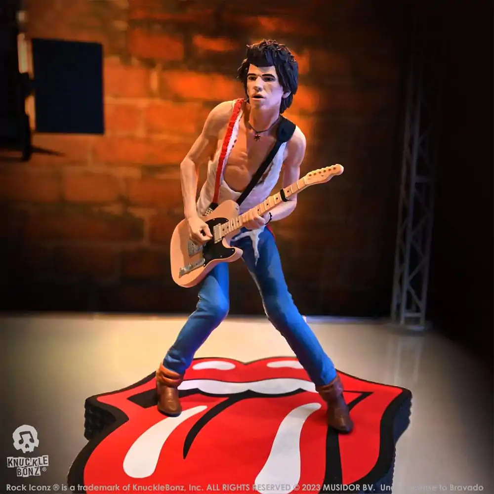 The Rolling Stones Rock Iconz kipić Keith Richards (Tattoo You Tour 1981) 22 cm fotografija proizvoda