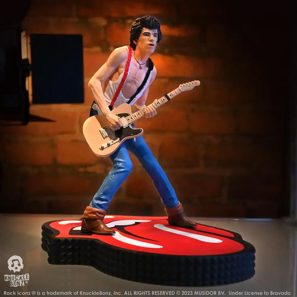 The Rolling Stones Rock Iconz kipić Keith Richards (Tattoo You Tour 1981) 22 cm fotografija proizvoda