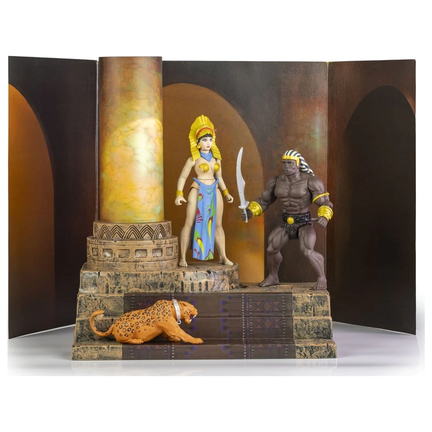The Savage World of Frazetta akcijska figura set Egyptian Queen & The Guard (Museum Edition) 14 cm fotografija proizvoda