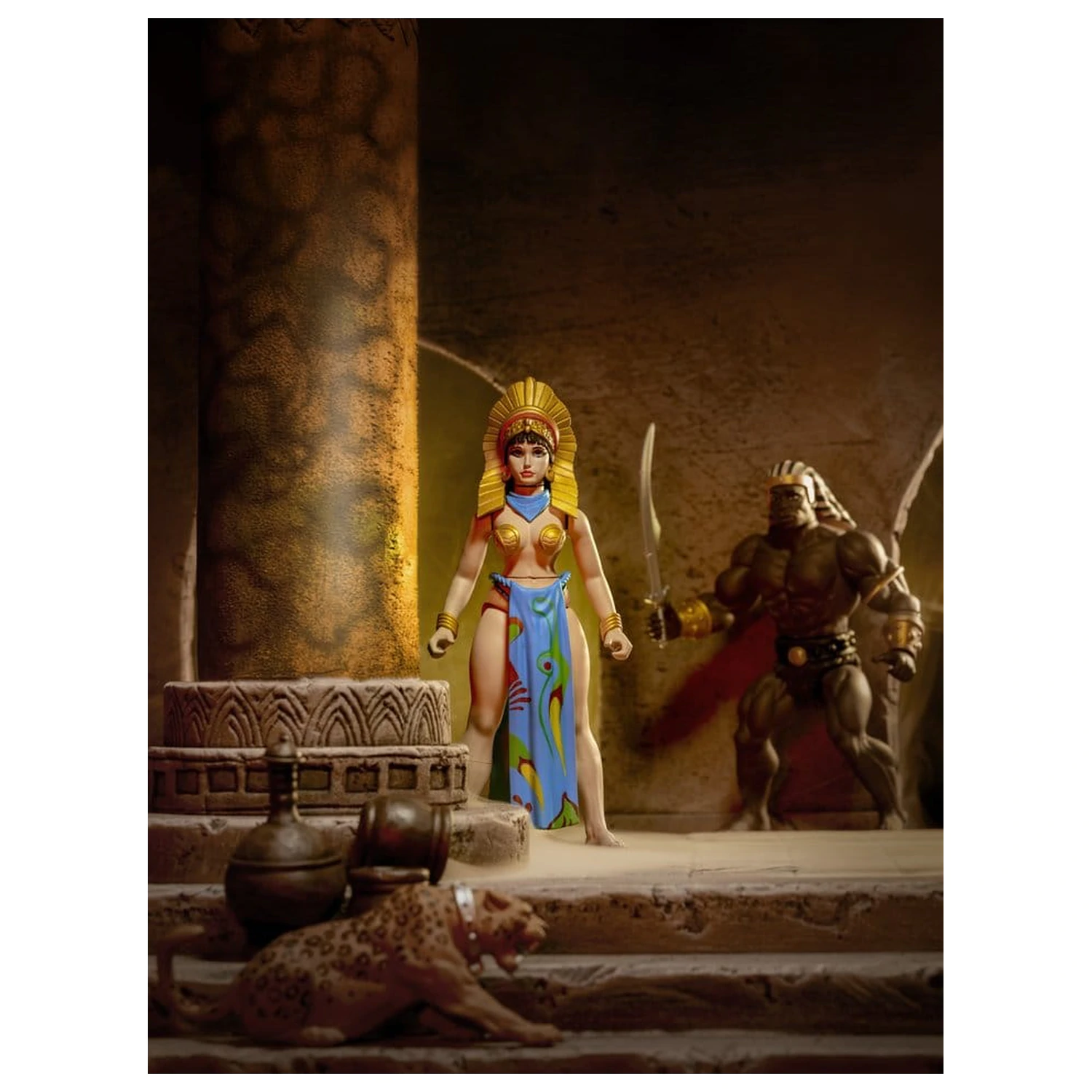 The Savage World of Frazetta akcijska figura set Egyptian Queen & The Guard (Museum Edition) 14 cm fotografija proizvoda