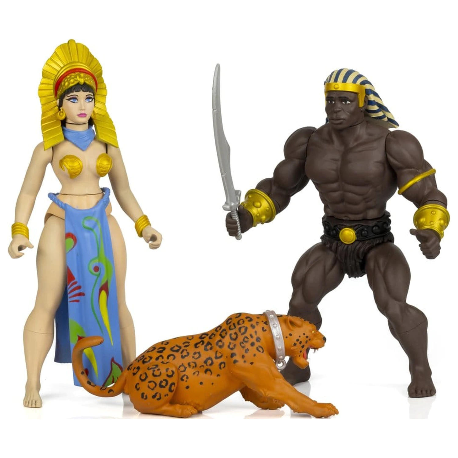 The Savage World of Frazetta akcijska figura set Egyptian Queen & The Guard (Museum Edition) 14 cm fotografija proizvoda