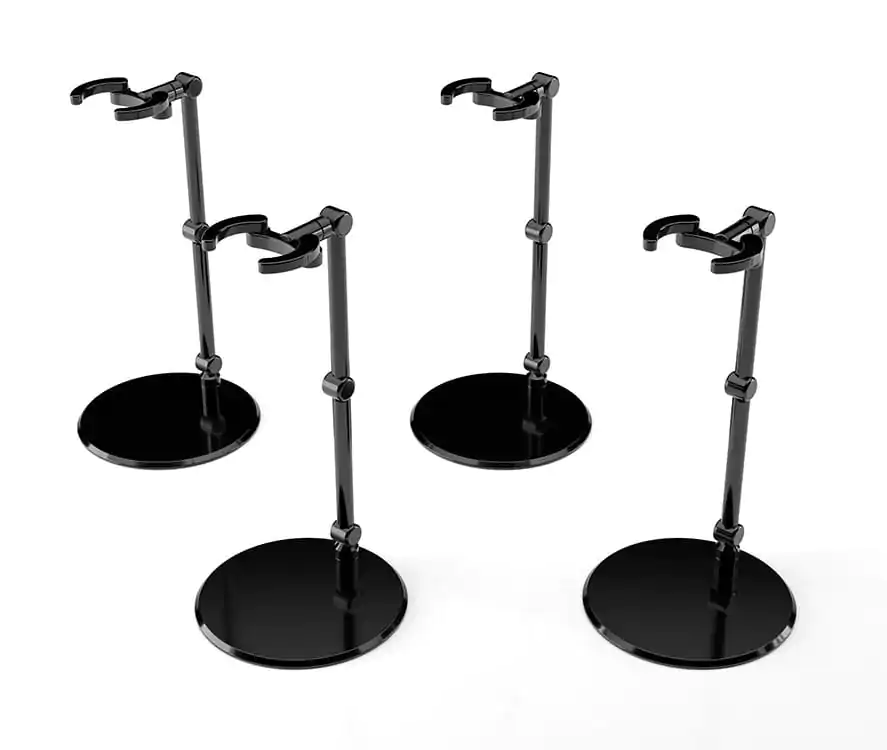 Simple Stand Mini Nendoroid More stalak za mini figure i modele, mini crni, pakiranje od 4 komada fotografija proizvoda