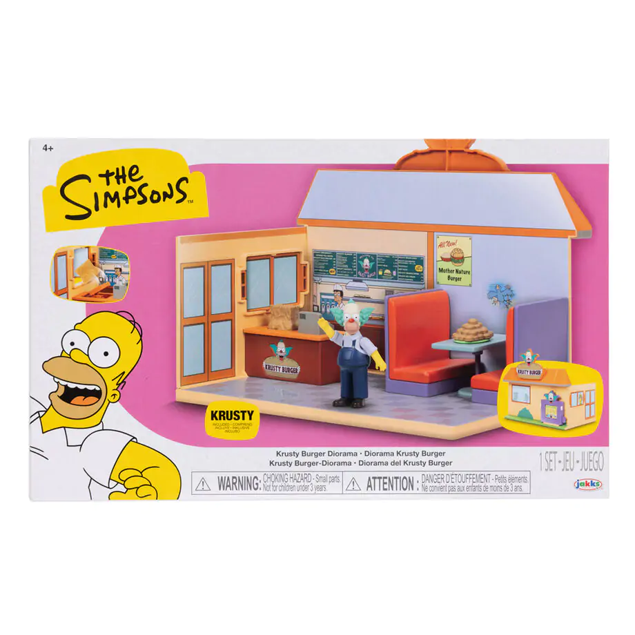 The Simpsons Burger Krusty set za igru fotografija proizvoda