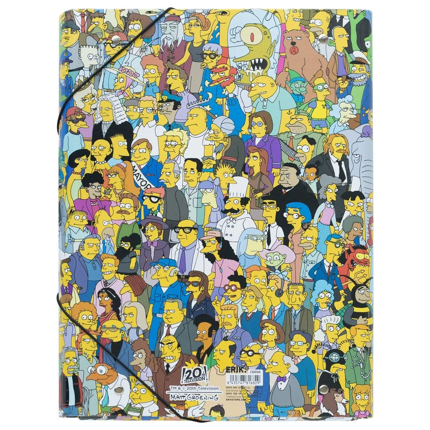 The Simpsons Fascikl s elastičnom trakom 34 x 26 cm fotografija proizvoda