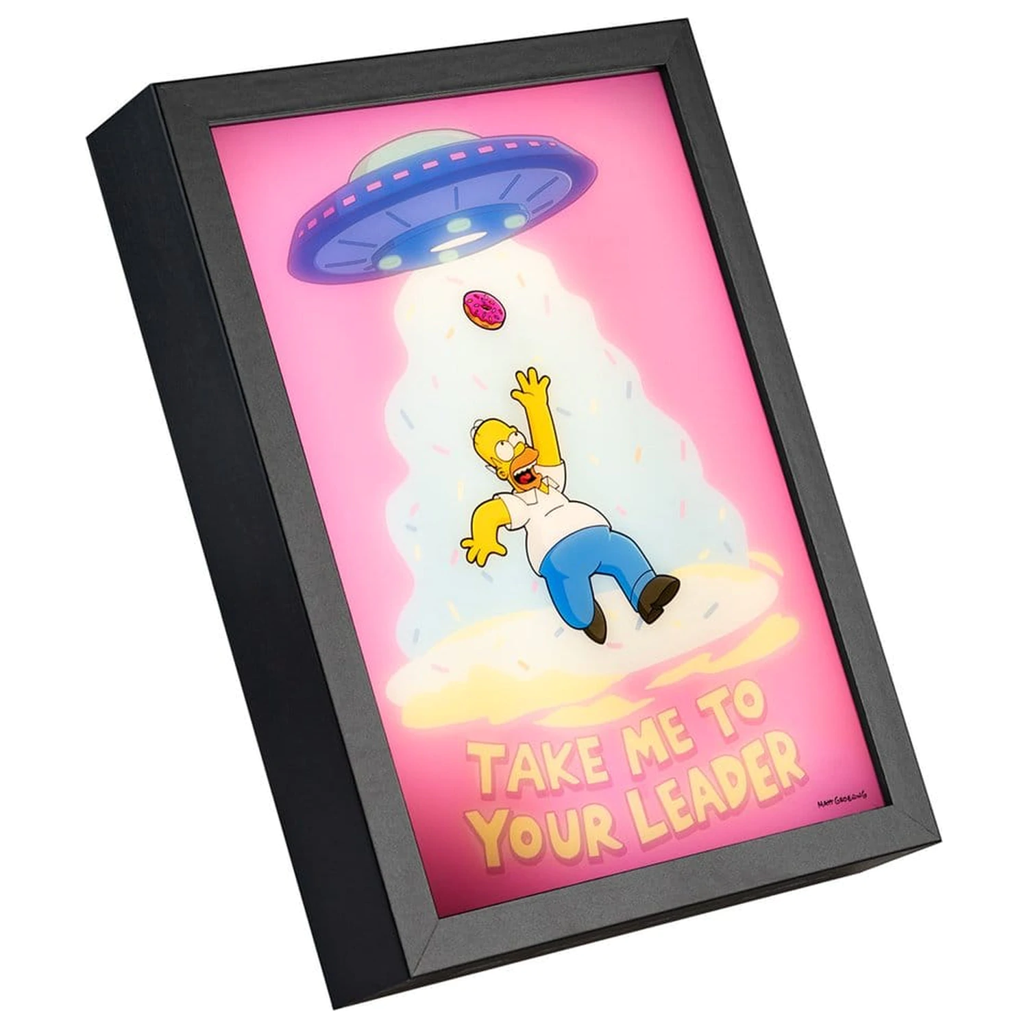 The Simpsons uramljen LED Poster 20 x 28 cm fotografija proizvoda