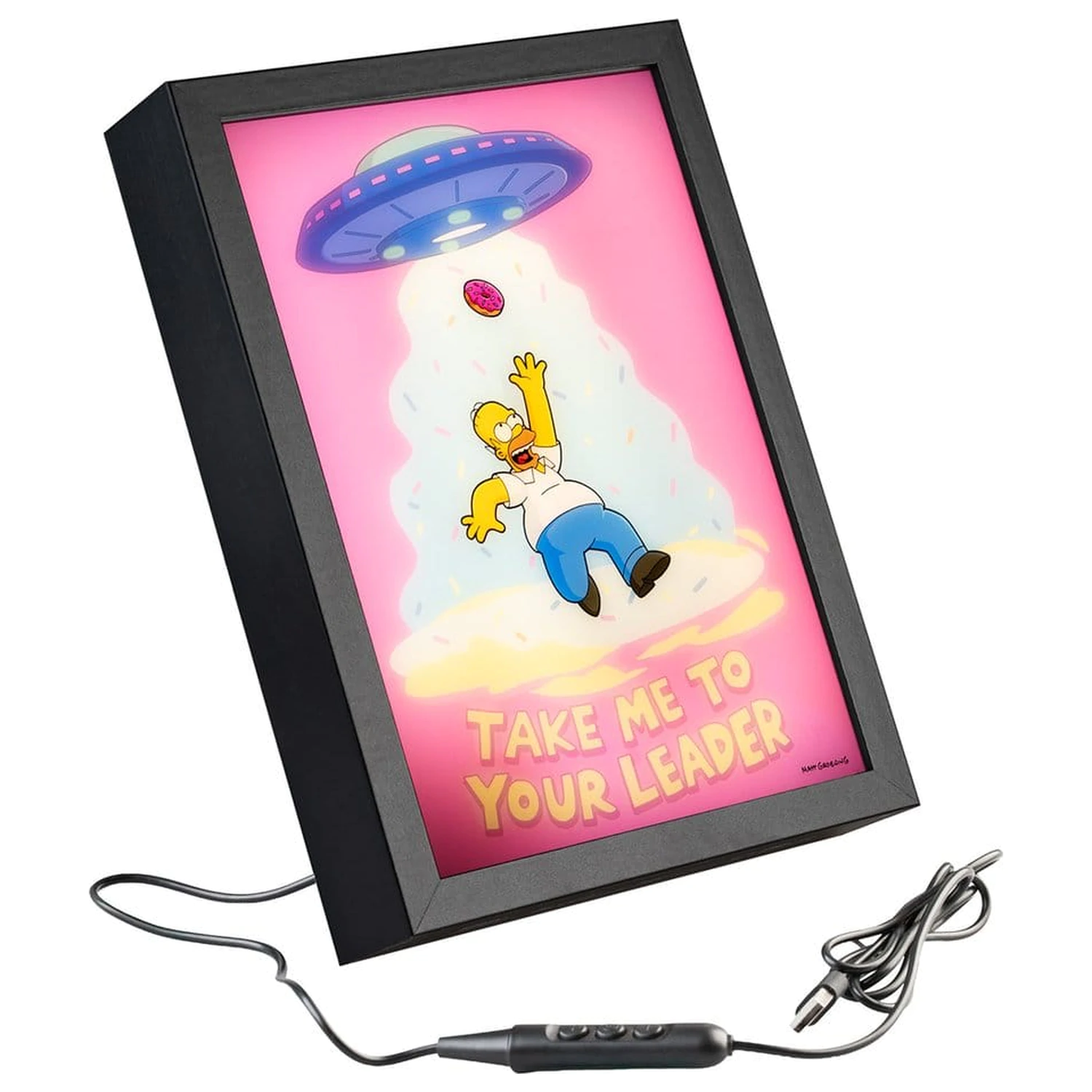 The Simpsons uramljen LED Poster 20 x 28 cm fotografija proizvoda