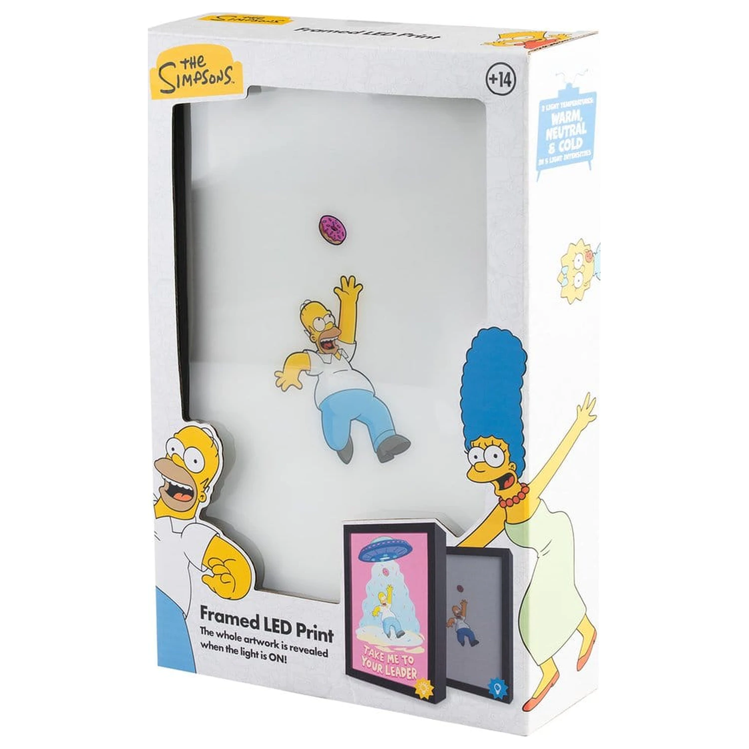 The Simpsons uramljen LED Poster 20 x 28 cm fotografija proizvoda
