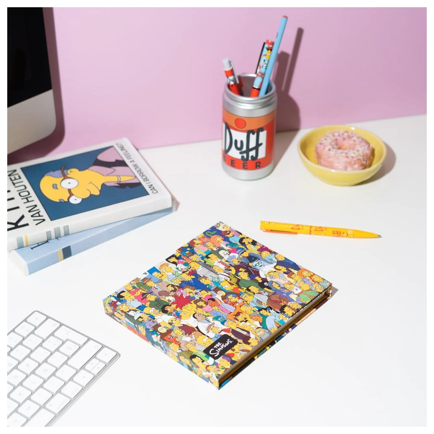 The Simpsons tjedni planer s ljepljivim bilješkama 19 x 17 cm fotografija proizvoda