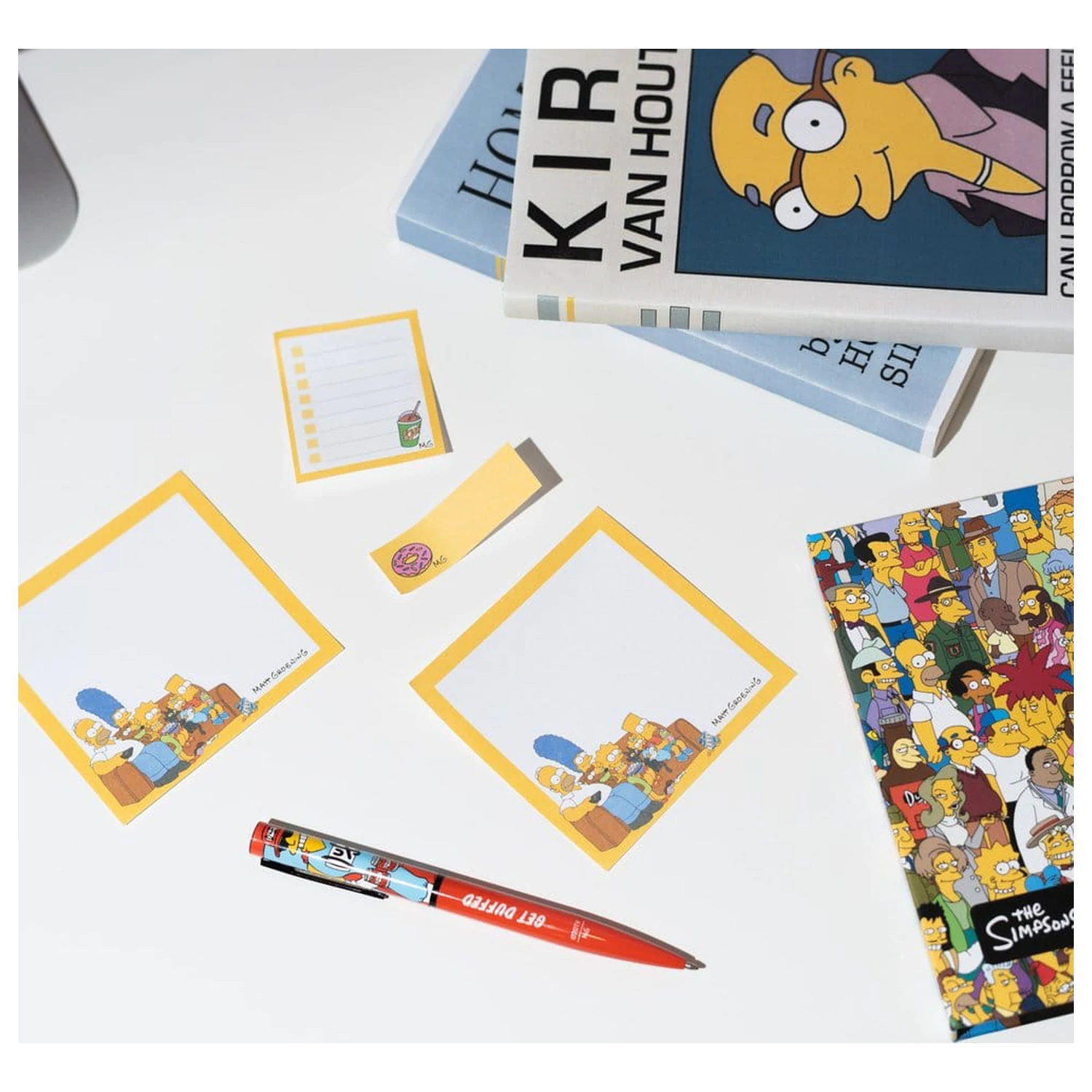 The Simpsons tjedni planer s ljepljivim bilješkama 19 x 17 cm fotografija proizvoda