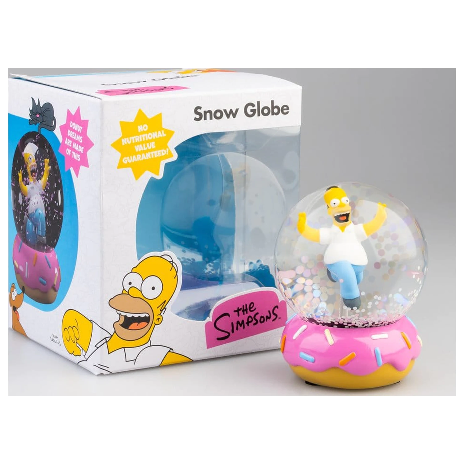 The Simpsons snježna kugla Homer Simpson Donut 10 cm fotografija proizvoda