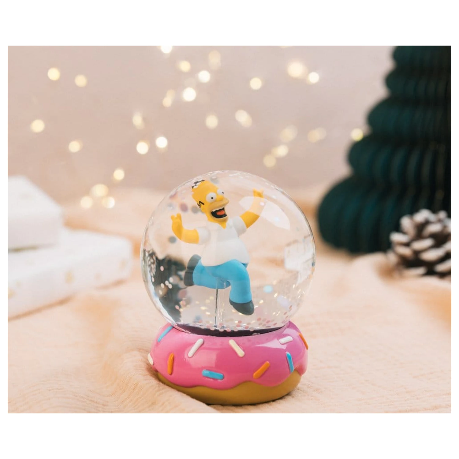 The Simpsons snježna kugla Homer Simpson Donut 10 cm fotografija proizvoda