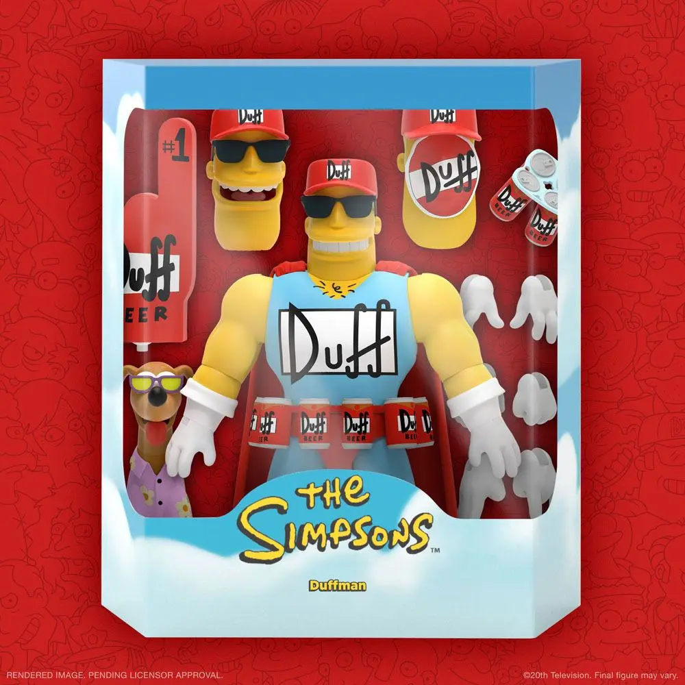 The Simpsons Ultimates akcijska figura Duffman 18 cm fotografija proizvoda