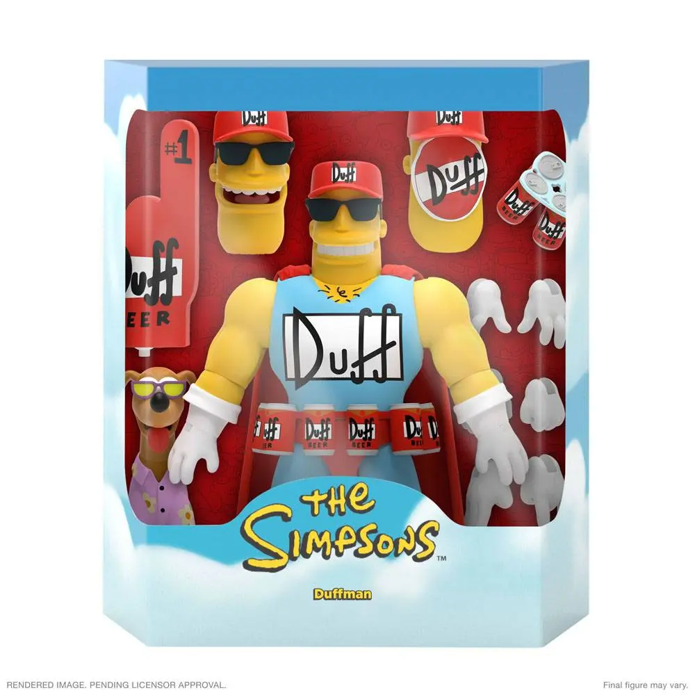 The Simpsons Ultimates akcijska figura Duffman 18 cm fotografija proizvoda