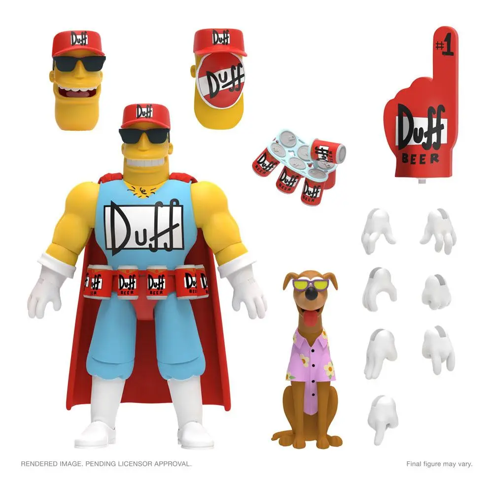 The Simpsons Ultimates akcijska figura Duffman 18 cm fotografija proizvoda