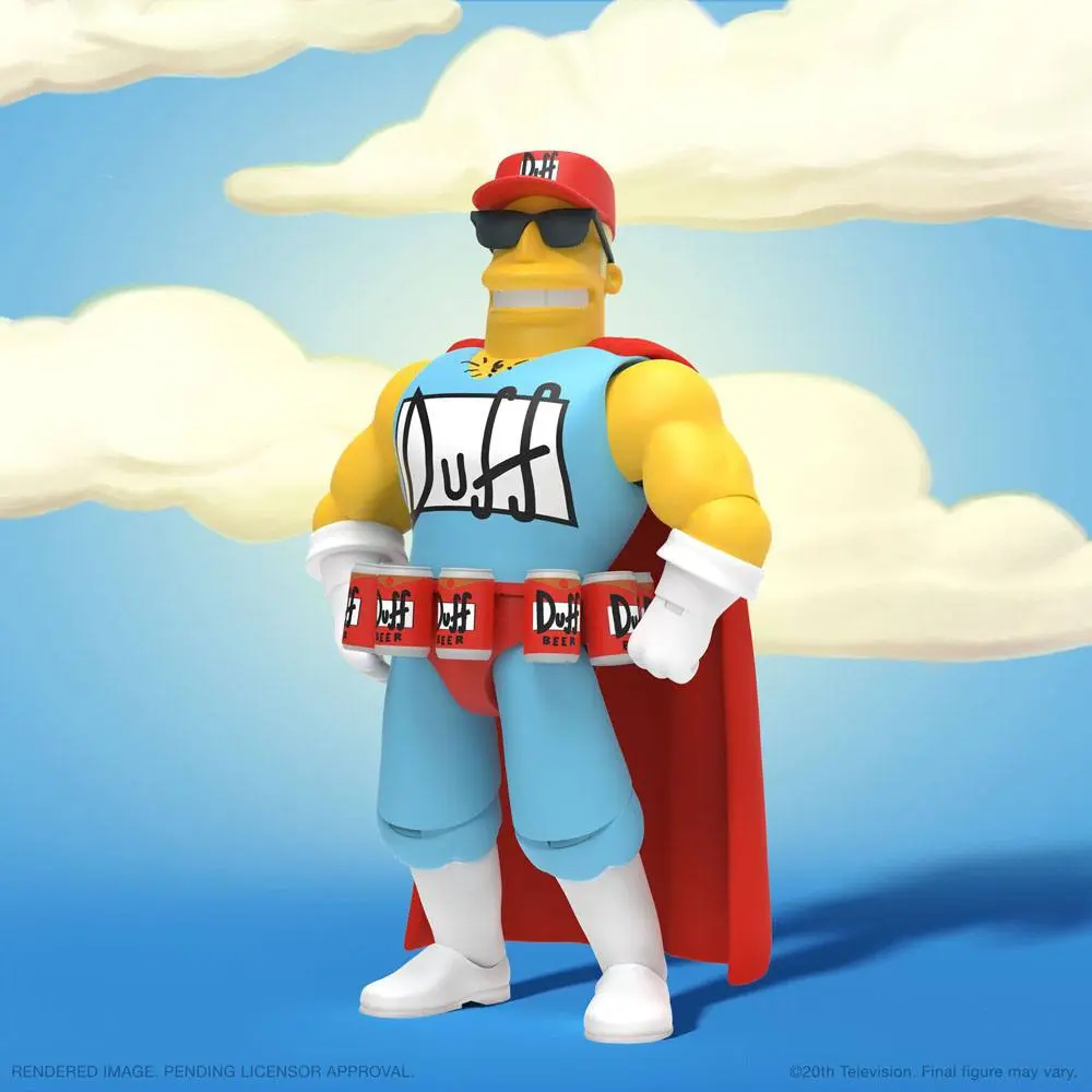 The Simpsons Ultimates akcijska figura Duffman 18 cm fotografija proizvoda