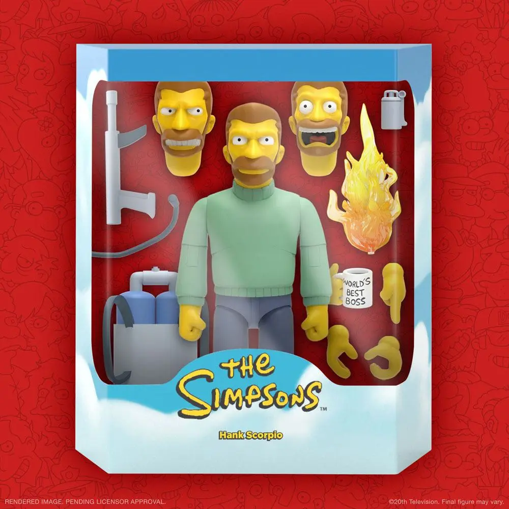The Simpsons Ultimates akcijska figura Hank Scorpio 18 cm fotografija proizvoda