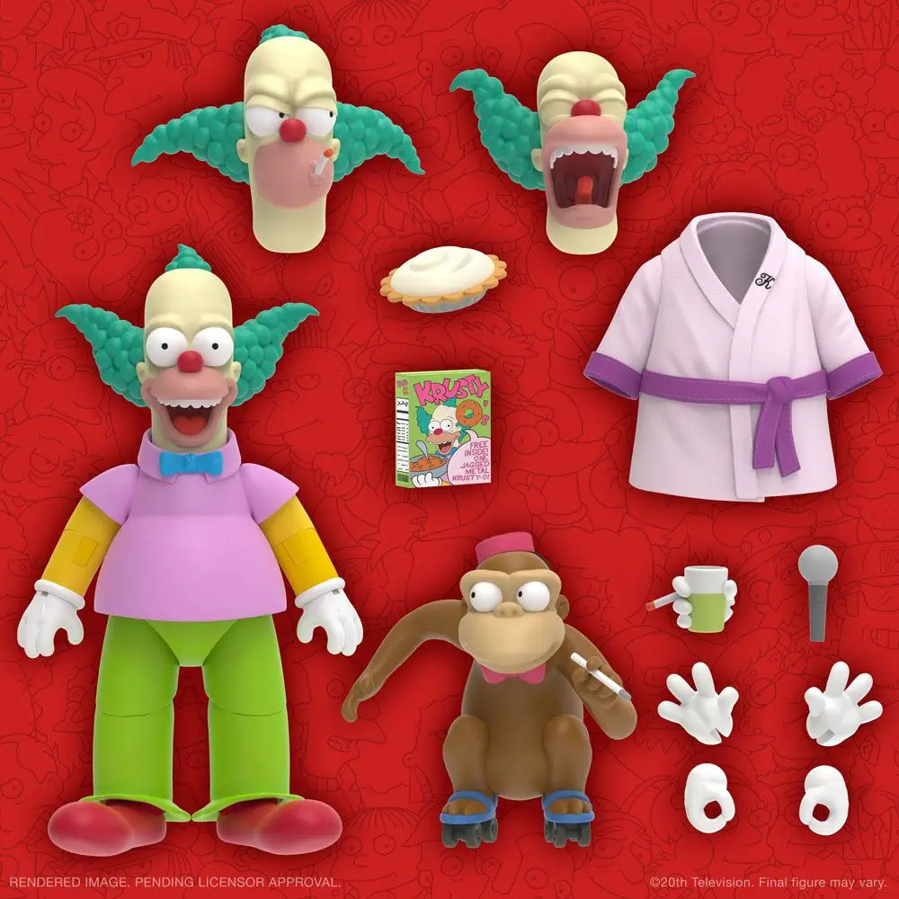 The Simpsons Ultimates akcijska figura Krusty the Clown 18 cm fotografija proizvoda