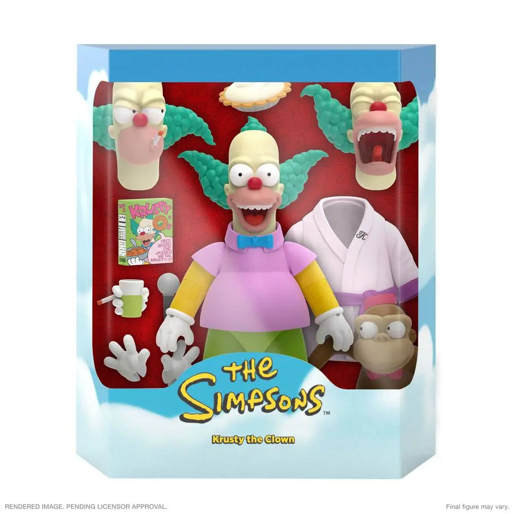 The Simpsons Ultimates akcijska figura Krusty the Clown 18 cm fotografija proizvoda