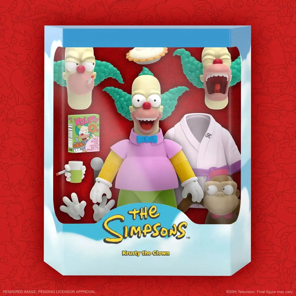 The Simpsons Ultimates akcijska figura Krusty the Clown 18 cm fotografija proizvoda