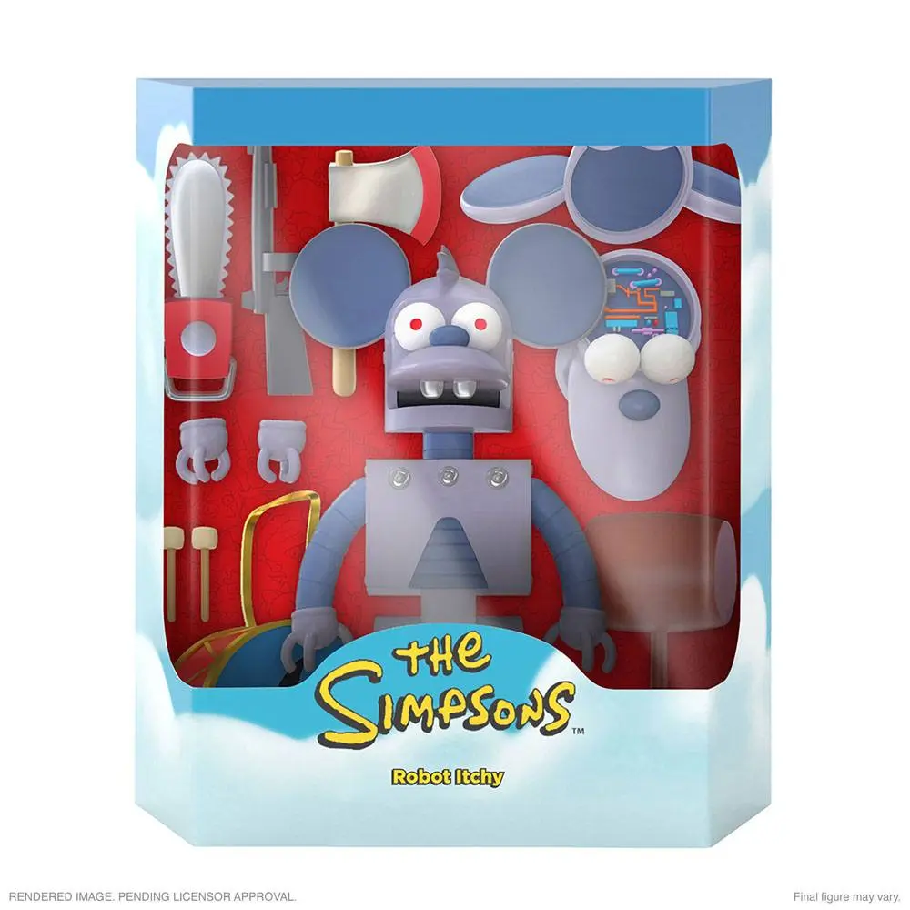 The Simpsons Ultimates akcijska figura Robot Itchy 18 cm fotografija proizvoda