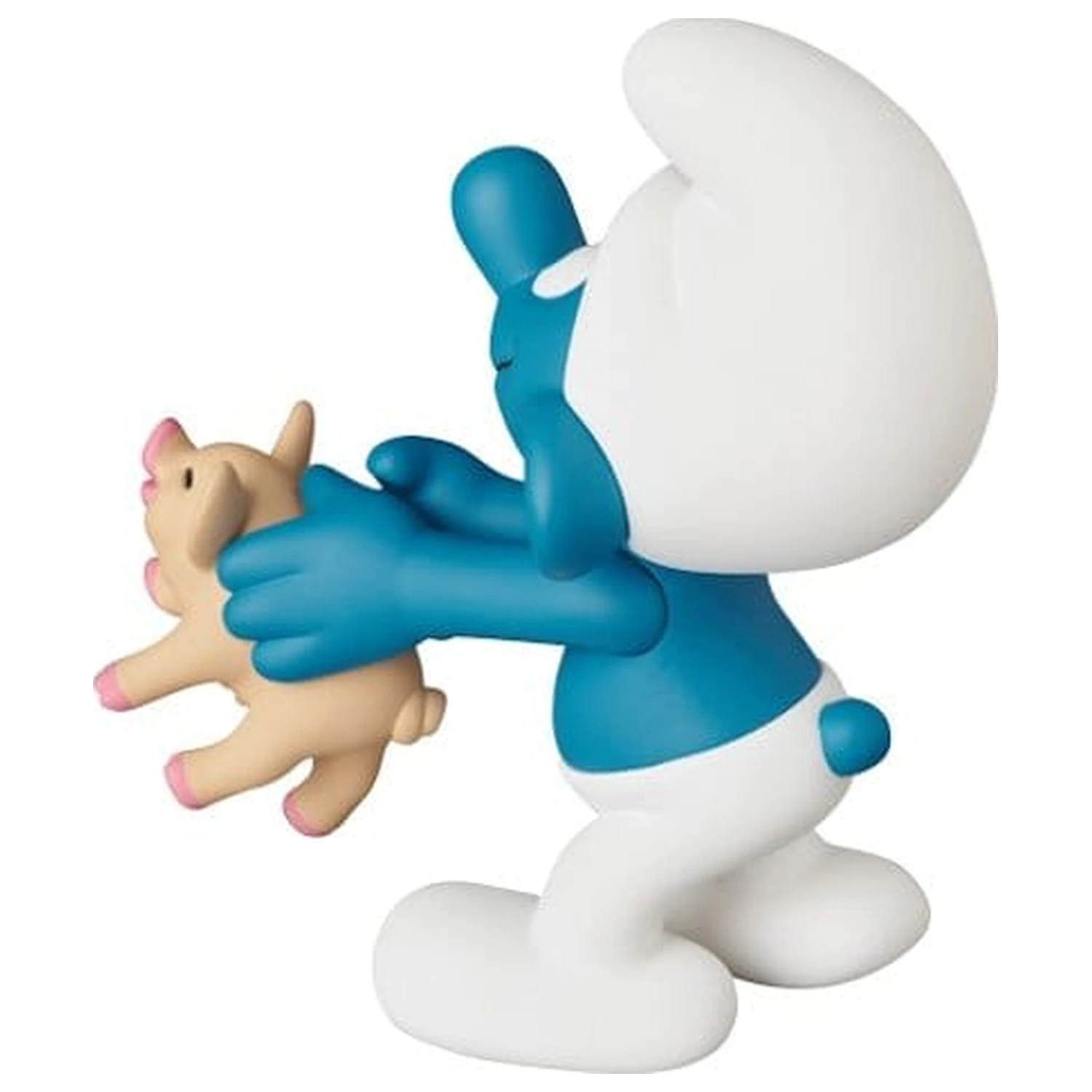 The Smurfs UDF mini figura Štrumpf s prasetom 8 cm fotografija proizvoda