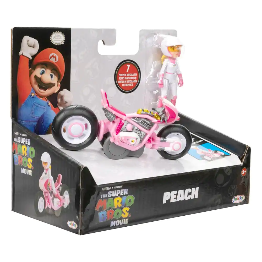 The Super Mario Bros. Movie akcijska figura Peach s Racer 13 cm fotografija proizvoda
