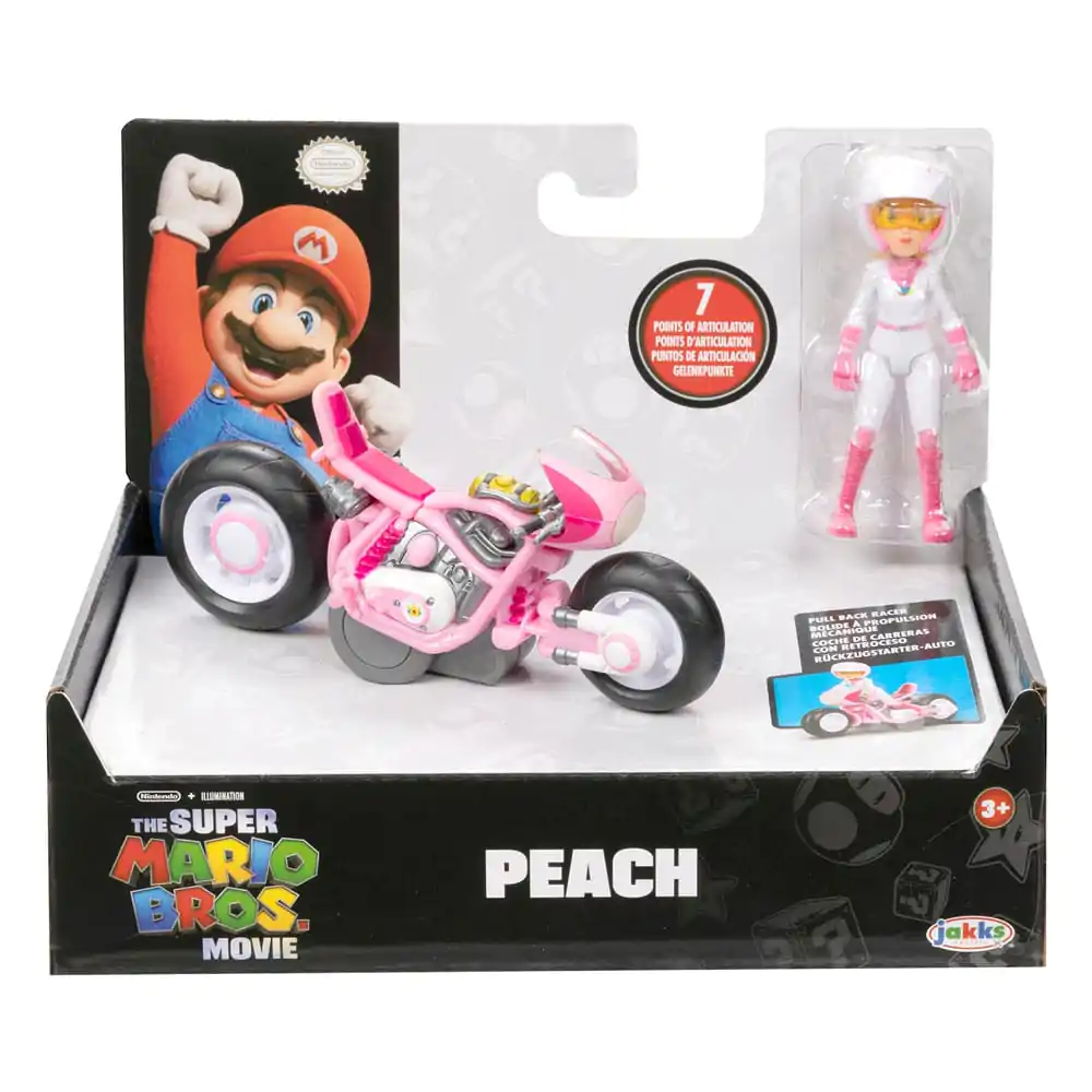 The Super Mario Bros. Movie akcijska figura Peach s Racer 13 cm fotografija proizvoda
