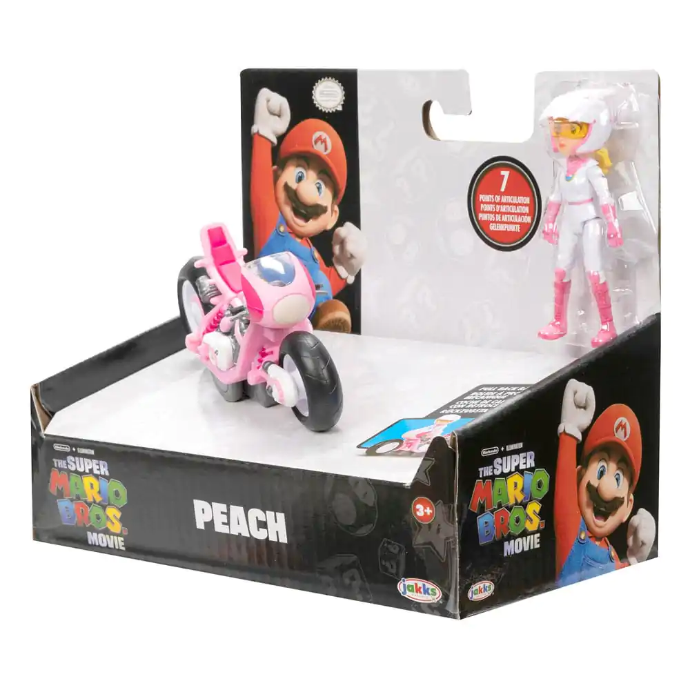 The Super Mario Bros. Movie akcijska figura Peach s Racer 13 cm fotografija proizvoda